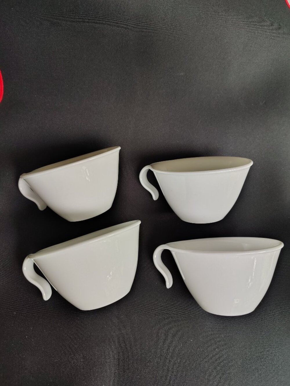 Corelle Winter Frost White Cup With Curved Handles, Set Of 4